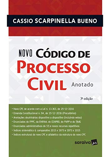 Capa do livro: Novo Código de Processo Civil Anotado - Ler Online pdf