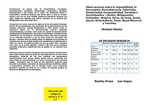 Capa do livro: Observações sobre a impossibilidade,incompletude, paraconsistência, indecidabilidade, aleatoriedade, computabilidade, paradoxo e incerteza - Ler Online pdf