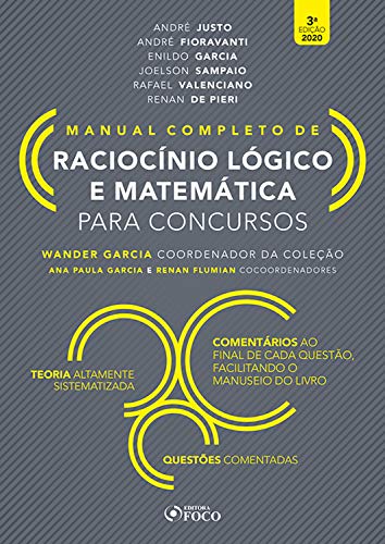 Livro PDF Raciocínio lógico e matemática para concursos: Manual completo