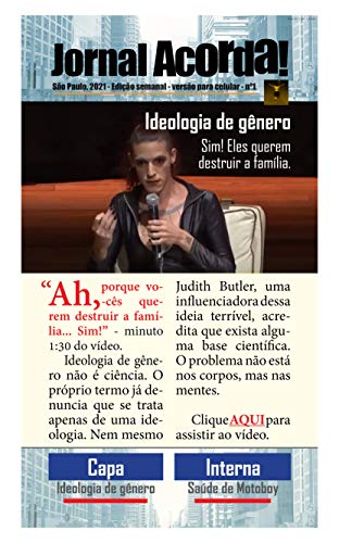 Livro PDF: Jornal ACORDA!: Número 1 – Ideologia de gênero (INFORME-SE)