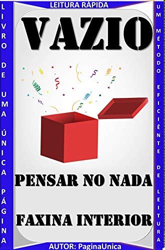 Livro PDF VAZIO: PENSAR NO NADA