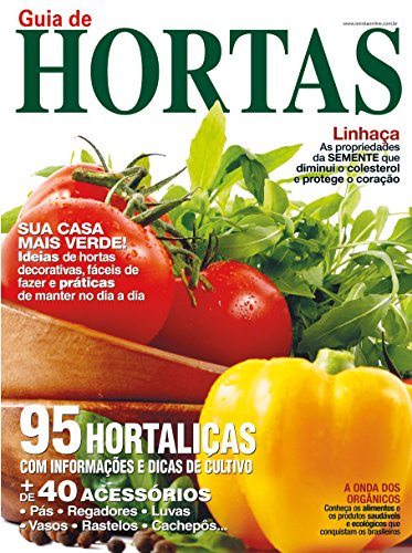 Livro PDF: Guia de Hortas Ed.11: 95 hortaliças com informações e dicas de cultivo