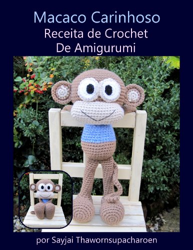 Livro PDF Macaco Carinhoso Receita de Crochet De Amigurumi