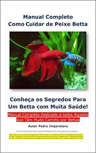 Livro PDF: Manual Completo Como Cuidar de Peixe Betta