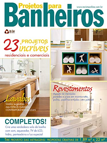 Livro PDF Projetos para Banheiros: Edição 8