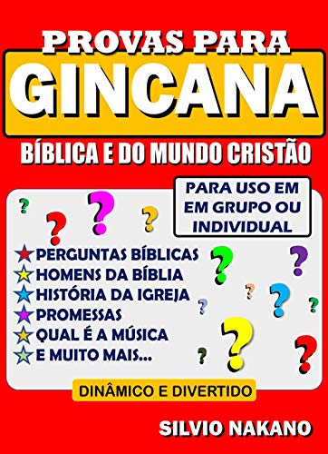 Capa do livro: Provas para Gincana Bíblica e do Mundo Cristão - Ler Online pdf