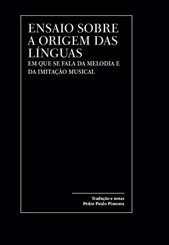 Livro PDF Ensaio sobre a origem das línguas