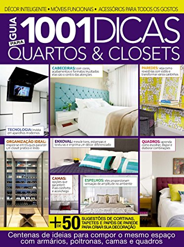 Livro PDF: Guia 1001 Dicas Para Quartos & Closets Ed.01