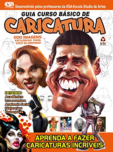 Capa do livro: Guia Curso Básico de Caricatura 01 - Ler Online pdf