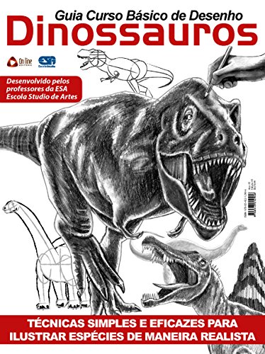 Livro PDF: Guia Curso Básico de Desenho – Dinossauros