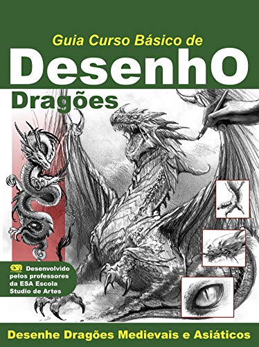 Capa do livro: Guia Curso Básico de Desenho Dragões - Ler Online pdf
