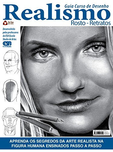 Capa do livro: Guia Curso de Desenho Realismo – Rosto – Retratos - Ler Online pdf