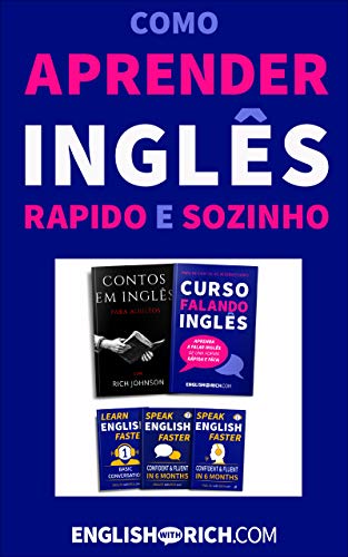 Livro PDF Como Aprender Inglês Rapido e Sozinho BOX: 5 em 1: Contos em Inglês, Curso Falando Inglês e mais