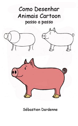 Livro PDF: Como desenhar animais cartoon passo a passo