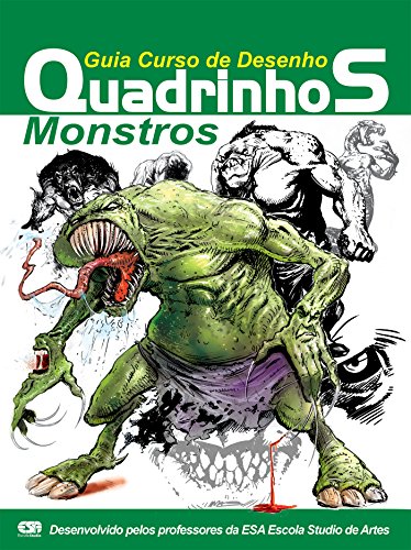 Livro PDF Guia Curso de Desenho Quadrinhos – Monstros Ed.01