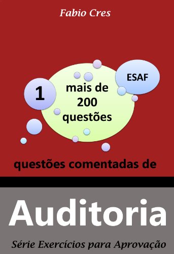 Livro PDF: Questões Comentadas de Auditoria (Teste-A-Prova Livro 1)