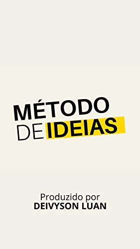 Capa do livro: Método de Ideias: Como gerir ideias que viram negócios - Ler Online pdf