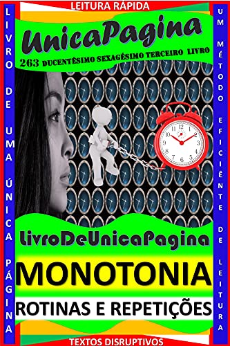 Livro PDF MONOTONIA : ROTINAS E REPETIÇÕES