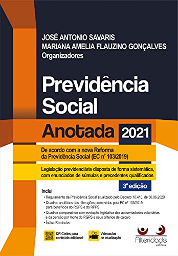 Livro PDF Previdência Social Anotada 3a Ed. (2021)