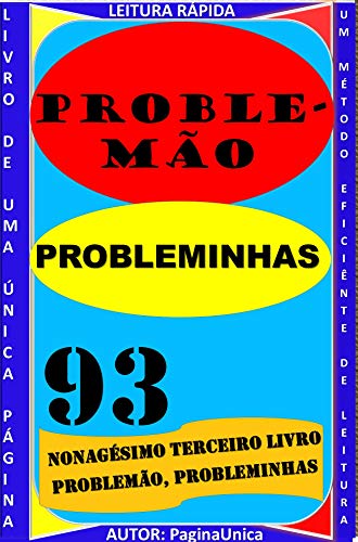 Capa do livro: PROBLEMÃO: PROBLEMINHAS - Ler Online pdf