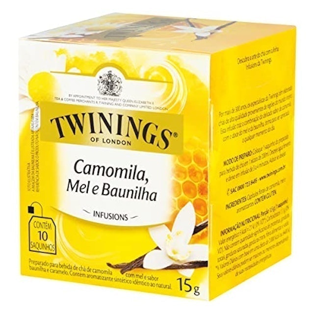 10. Chá Twinings Camomila, Mel e Baunilha - TWININGS