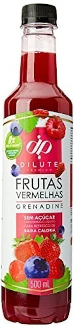 9. Xarope Zero Açúcar Frutas Vermelhas - DILUTE
