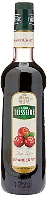1. Xarope Cranberry - MATHIEU TEISSEIRE