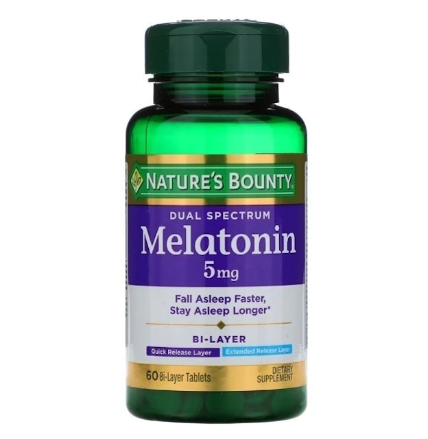 9. Melatonina 5 mg de Espectro Duplo - NATURE'S BOUNTY