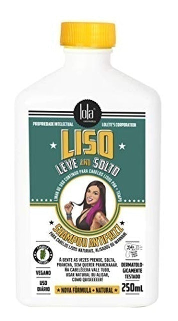 10. Shampoo Lola Cosmetics Atinfrizz Liso, Leve and Solto - LOLA COSMETICS