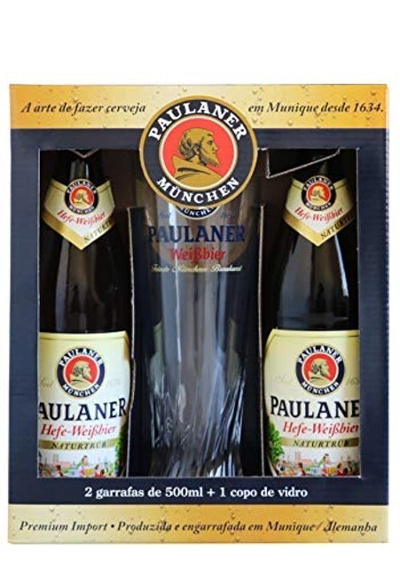 1. Kit de Cerveja Paulaner 2 Garrafas de 500 ml + 1 Copo - PAULANER