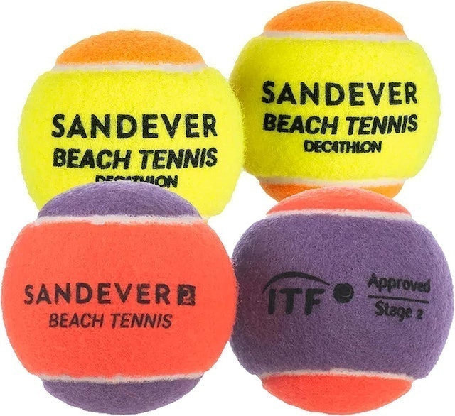 8. Bola de Beach Tennis Sandever 4 Unidades - SANDEVER